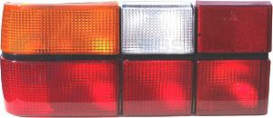 Achterlichtglas zwart links