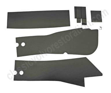 Kartonnen bagageset voor Volvo 1800E (5 delen)