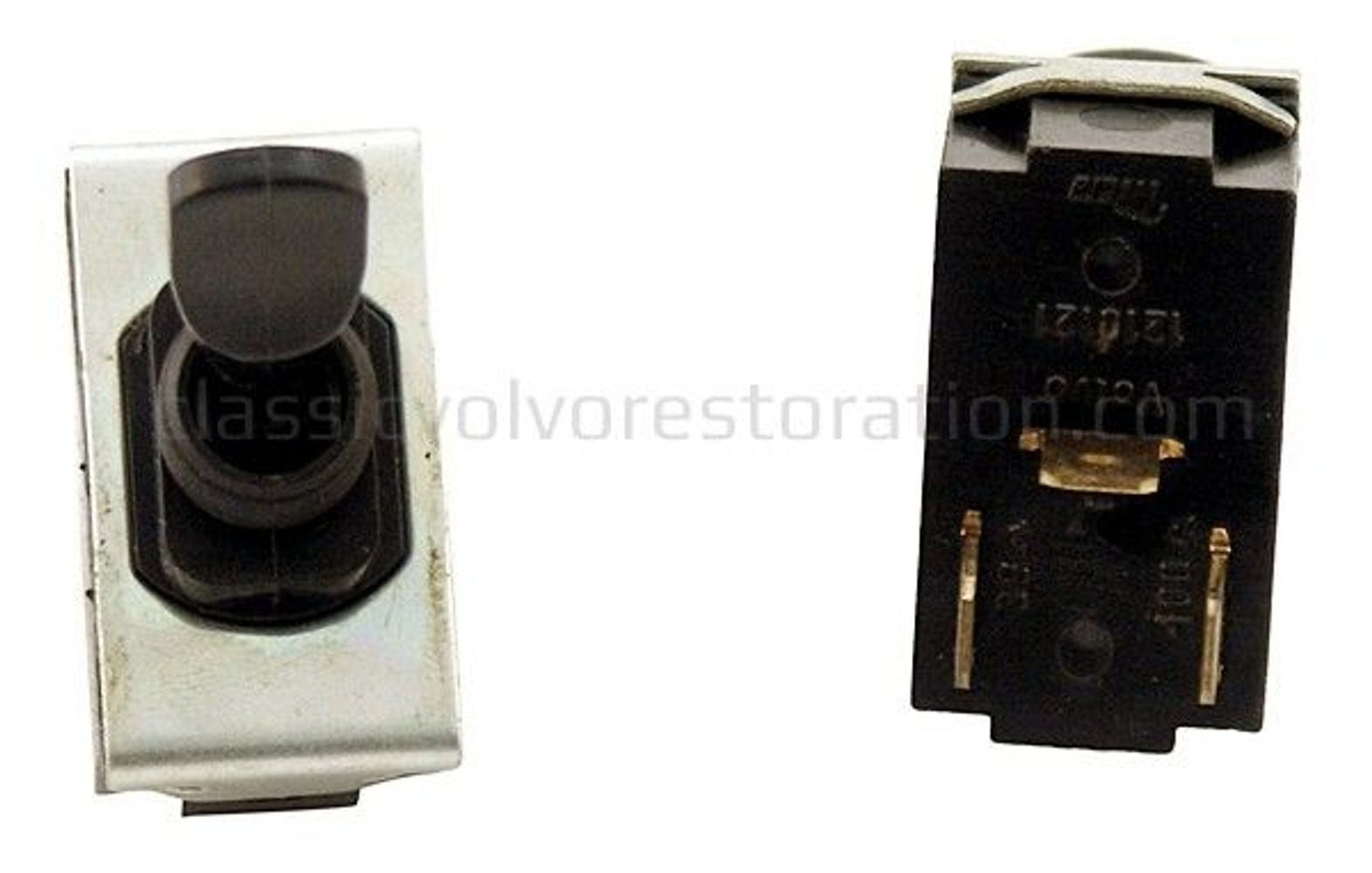 Overdrive/grootlicht controlelampje schakelaar voor Volvo 1800, 1800E, 1800ES, 1970-73 — bild 2 av 2