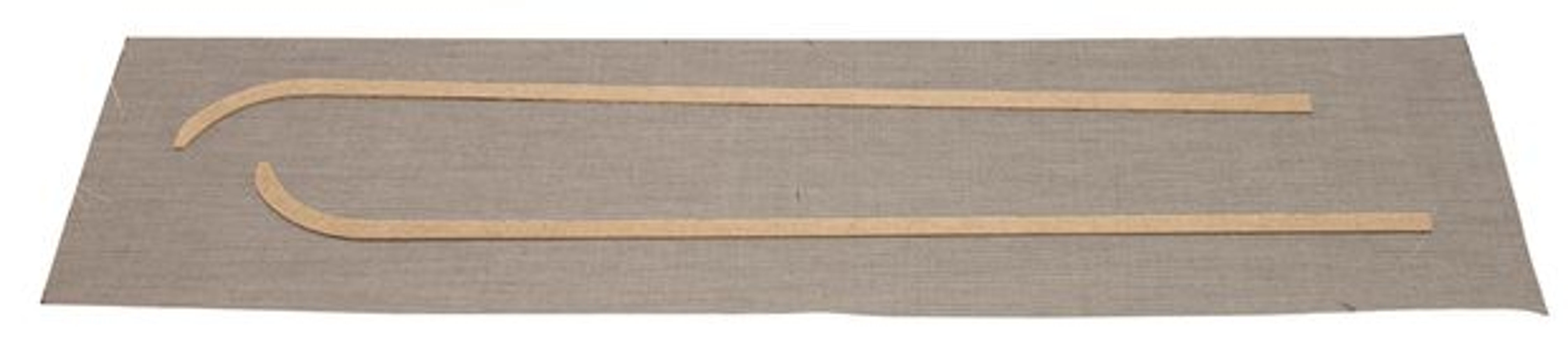 Panelen B-stijl voor Volvo PV544A 1958-60, grijs-zwart