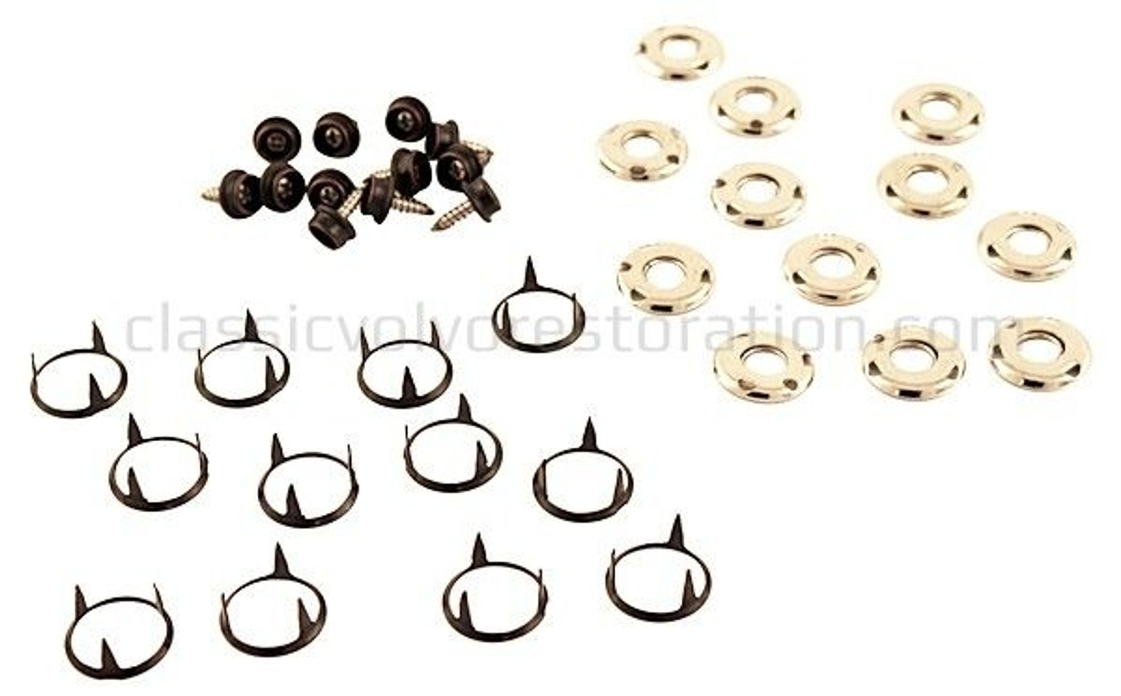 Montageset drukknopen mat