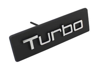 Embleem "TURBO" voor Volvo 240, 242, 244, 245, 260, 262, 264, 265