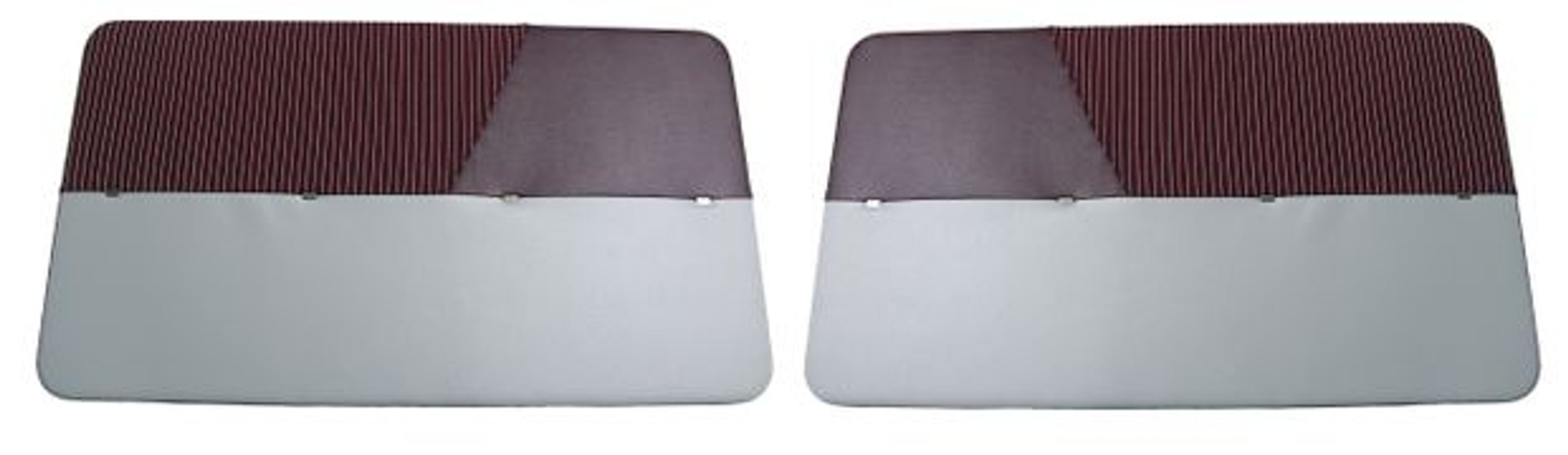 Deurpanelen voor Volvo PV444E-K 1953-57 rood/grijs