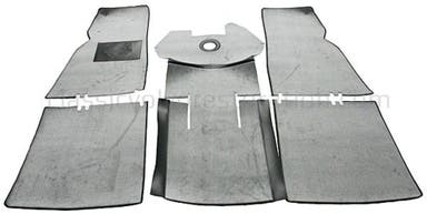 Tapijtset voor Volvo PV444, grijs textiel