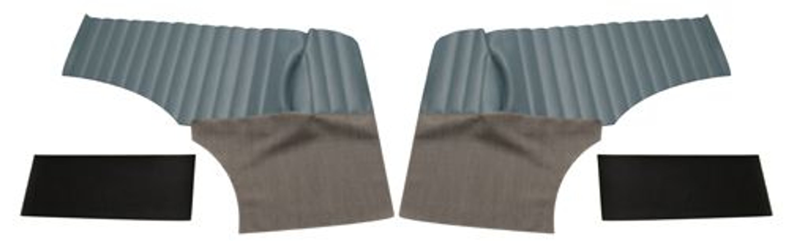 Achterpanelen voor Volvo PV544A 1958-60, blauw