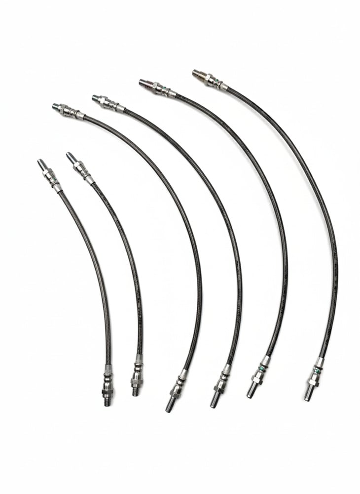 Remslangset metaalomvlochten