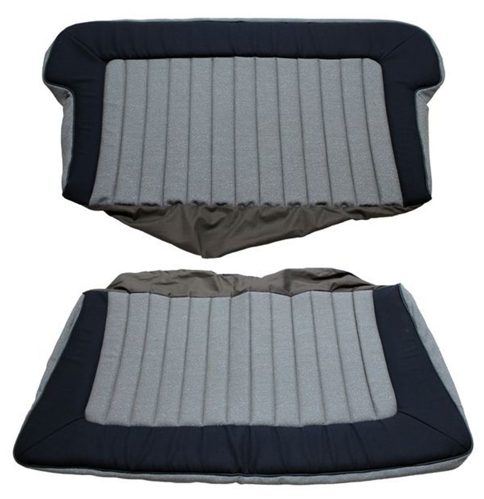 Bekleding achterbank grijs/blauw