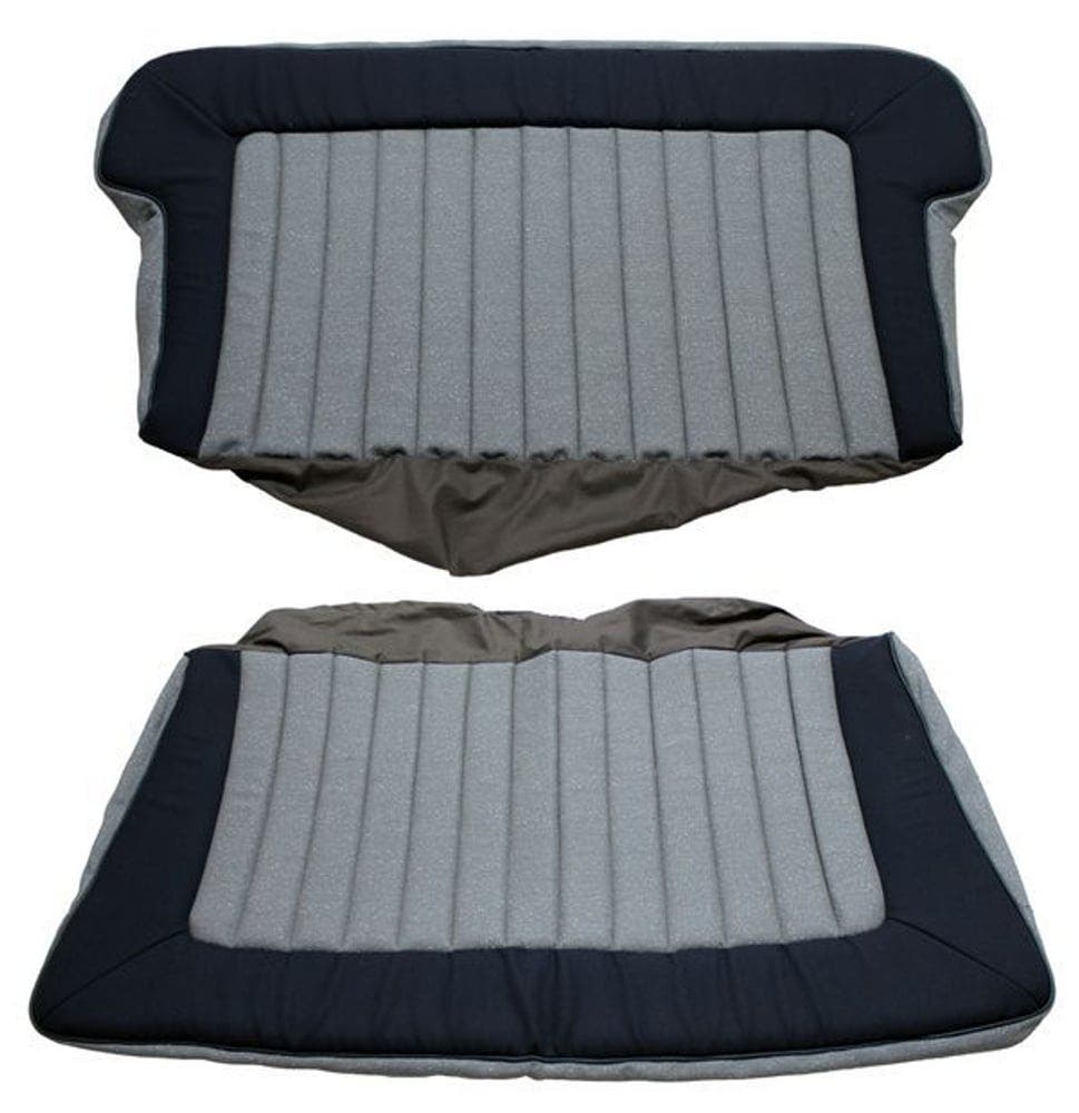 Bekleding achterbank grijs/blauw