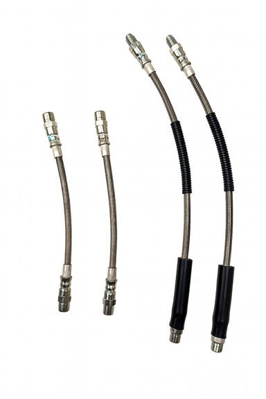 Remslangenset voor Volvo 850, S70, V70, C70, 2WD - 16 inch, metalen gevlochten