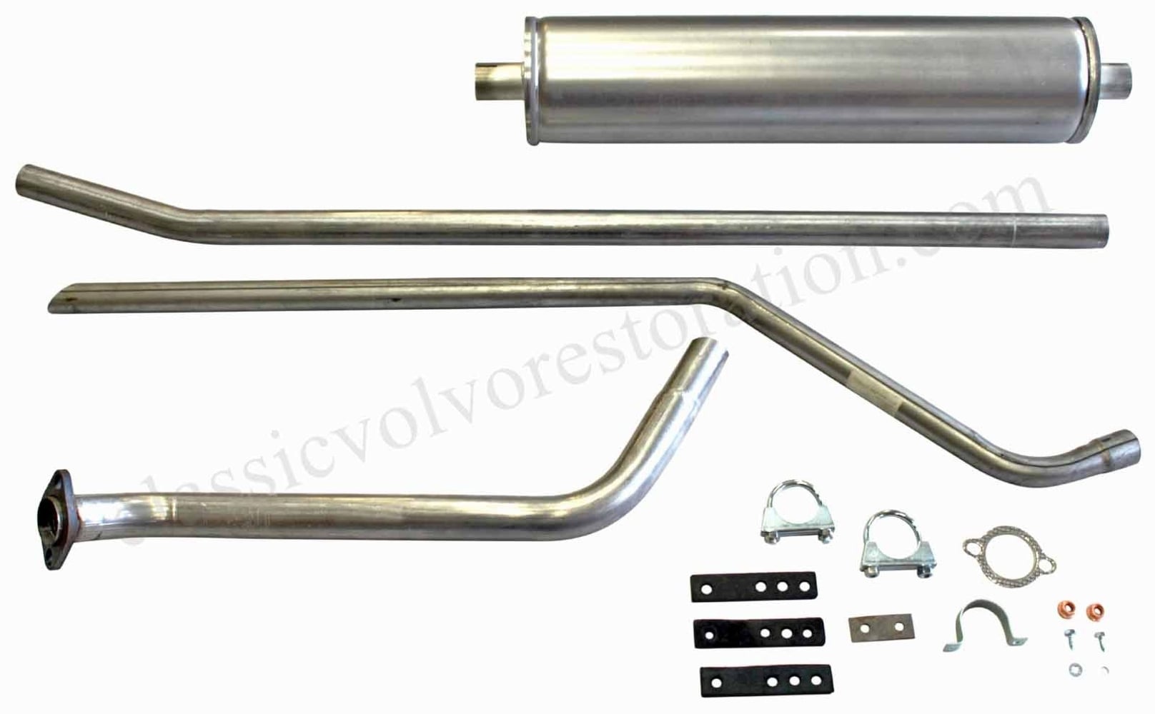 Uitlaatsysteem voor Volvo Duett, 1957-61, B16 — bild 1 av 2