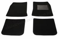 Tapijtset accessoires voor Volvo Amazon 1962-70, zwart textiel (rechtsgestuurd) — bild 1 av 2