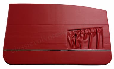 Deurpanelen voor Volvo Amazon 2d 1962-63 rood