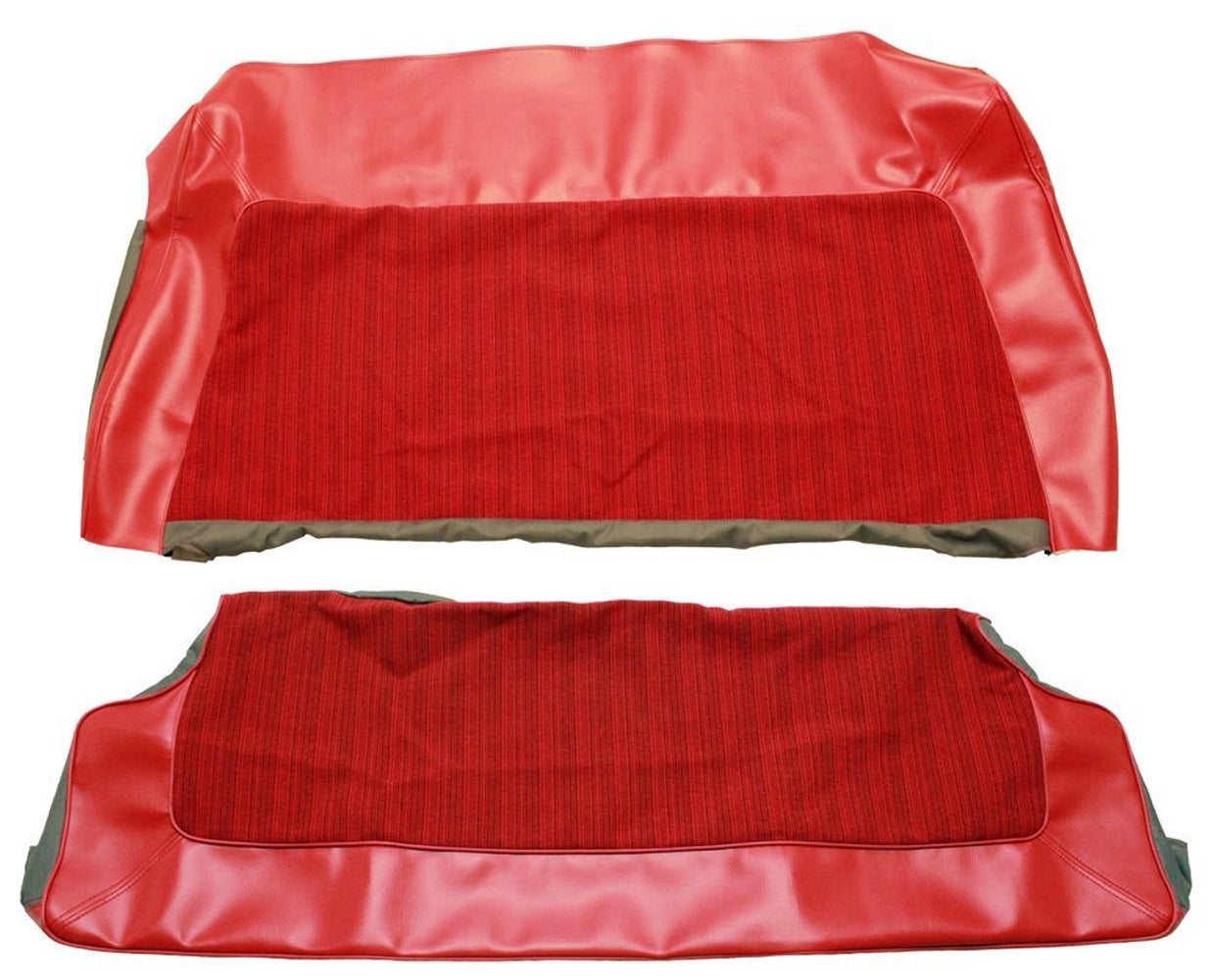 Bekleding achterbank voor Volvo Amazon 2d 1962-63 rood ch 25200-