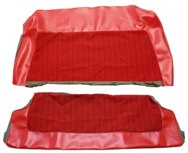 Bekleding achterbank voor Volvo Amazon 2d 1962-63 rood ch 25200-