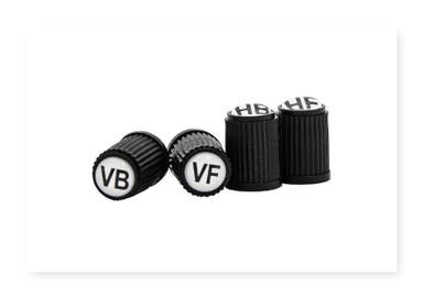 Ventieldop, bandenmarkering 4-pack
