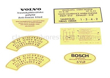 Stickerset voor Volvo B16B