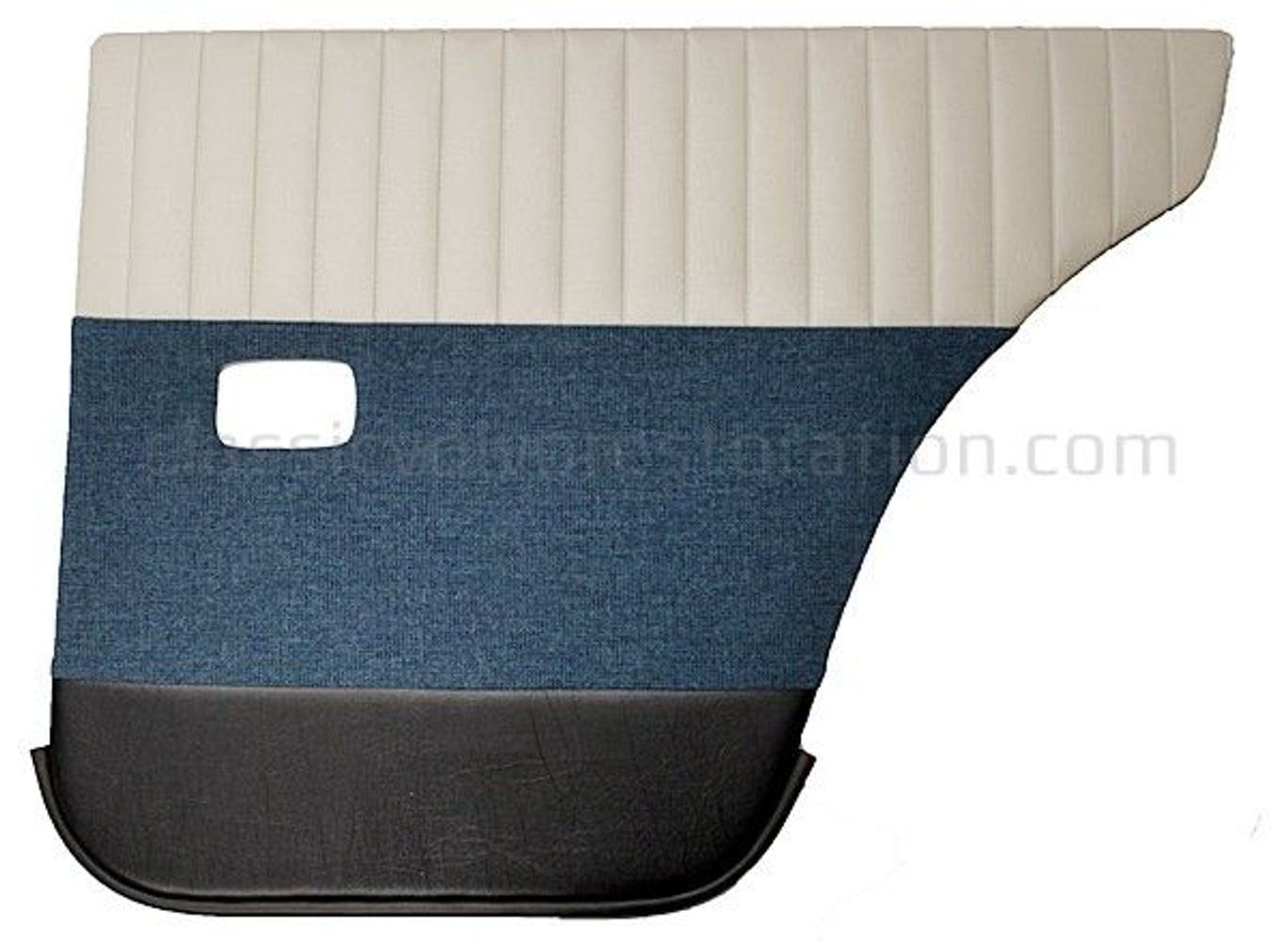 Achterportierpanelen voor Volvo Amazon 4d 1959-60, beige/turkoois/zwart — bild 2 av 2