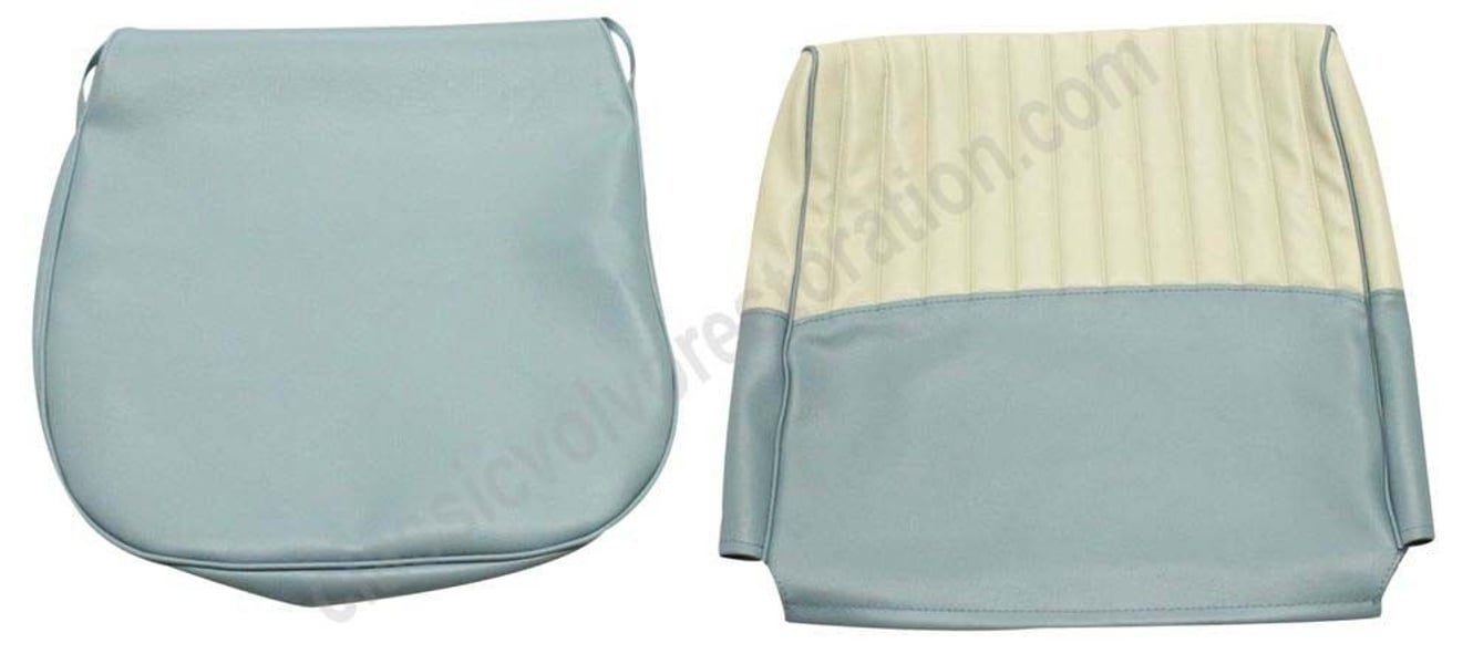 Bekleding voorstoel US blauw/bg