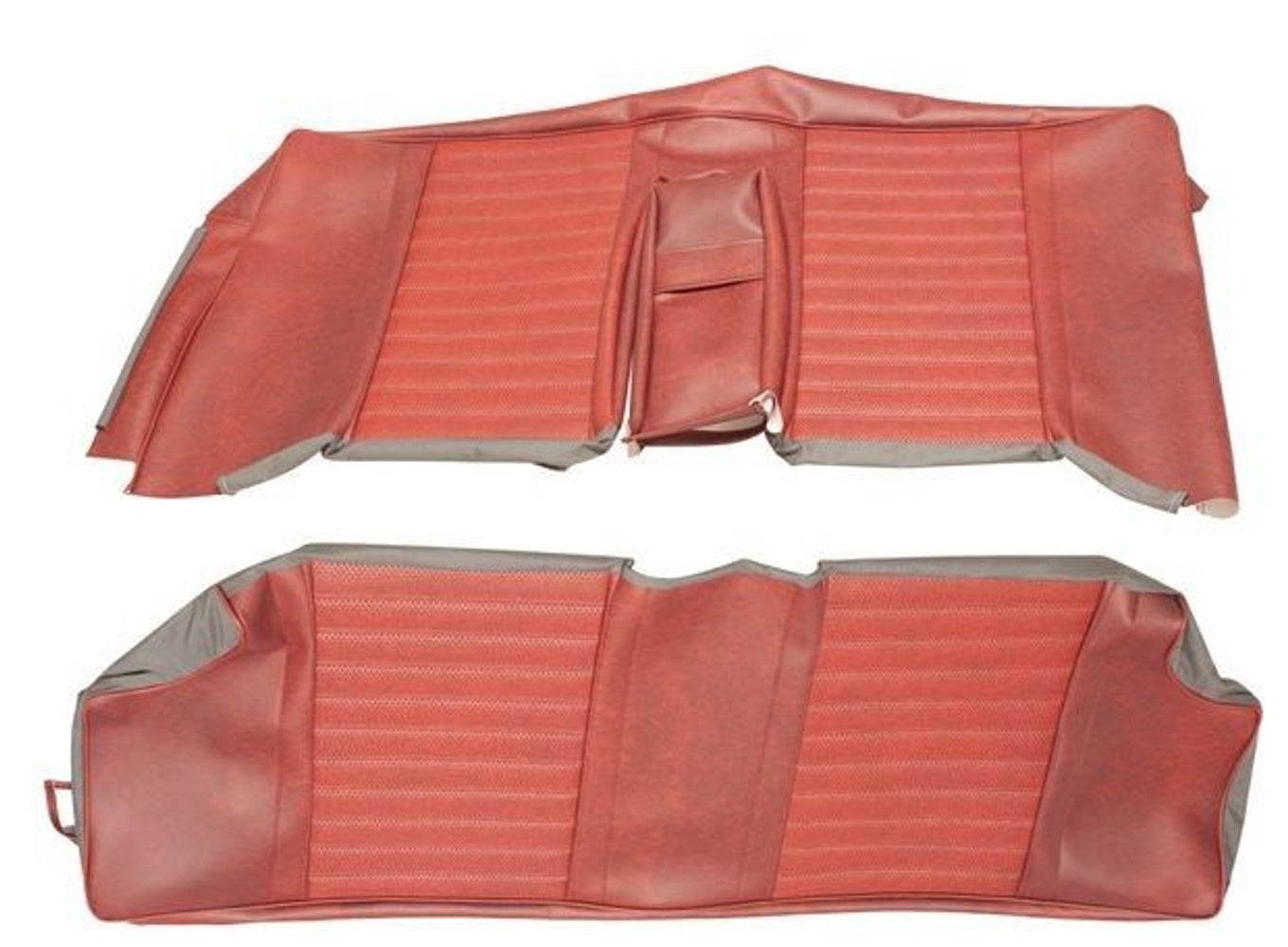 Bekleding achterbank voor Volvo Amazon 2d 1965-66 rood