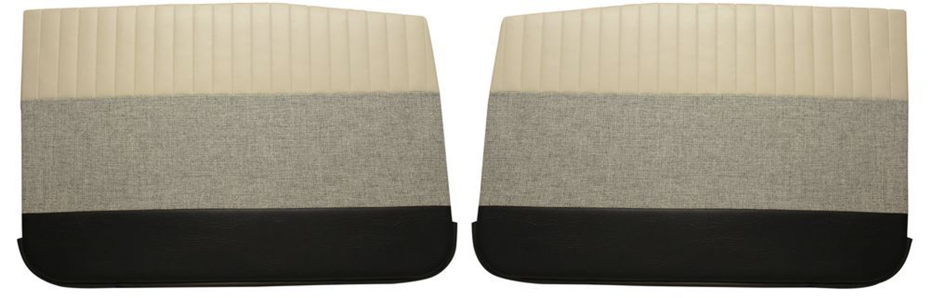 Deurpanelen voor Volvo Amazon 4d 1959-60, beige/grijs/zwart