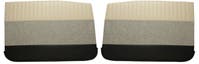Deurpanelen voor Volvo Amazon 4d 1959-60, beige/grijs/zwart — bild 1 av 2
