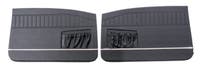 Voorportierpanelen voor Volvo Amazon 2d 1965, zwart, met brede chromen strip — bild 2 av 2