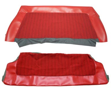 Bekleding achterbank voor Volvo Amazon 2d 1962-63 rood ch -25199