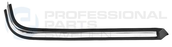 Sierlijst bumper chroom rechts