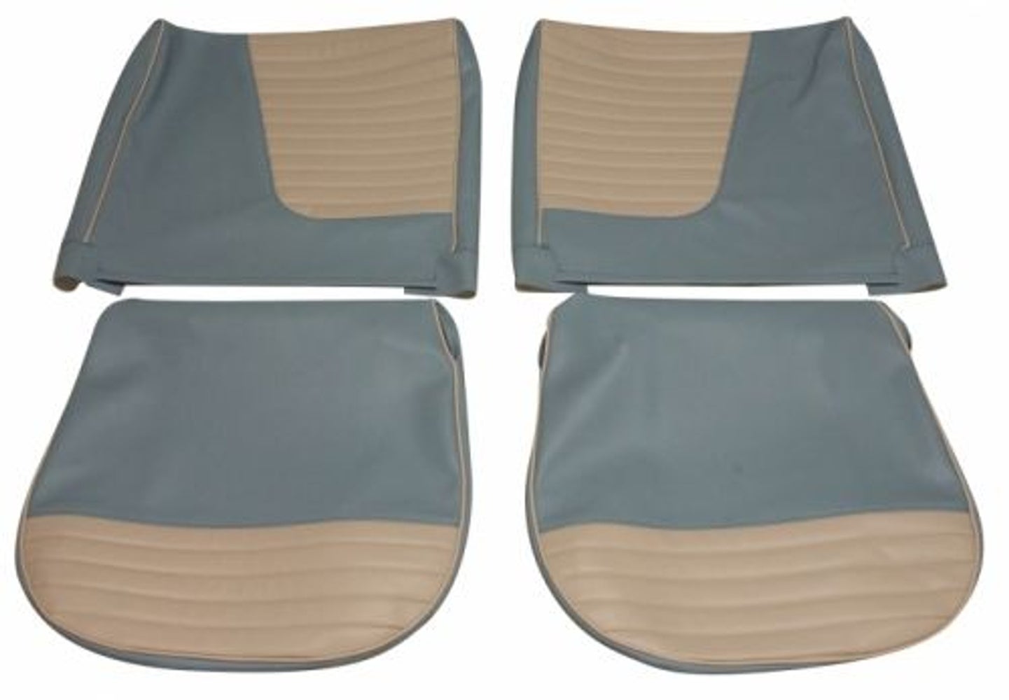 Bekleding voor de voorstoelen van een Volvo PV444L uit 1957