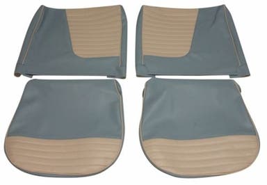 Bekleding voor de voorstoelen van een Volvo PV444L uit 1957