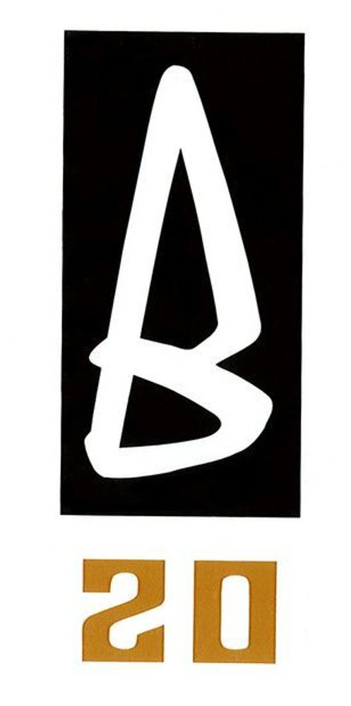 Sticker B20 achterruit