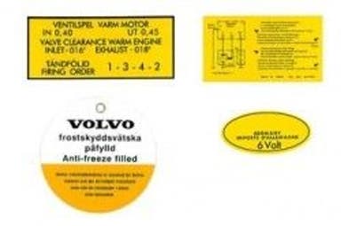 Stickerset voor Volvo B16A