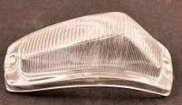 Wit knipperlichtglas voor Volvo Amazon, 1957-61, links — bild 2 av 2