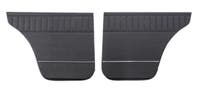 Achterportierpanelen voor Volvo Amazon 4d, Amazon Kombi 1966-68 zwart — bild 2 av 2