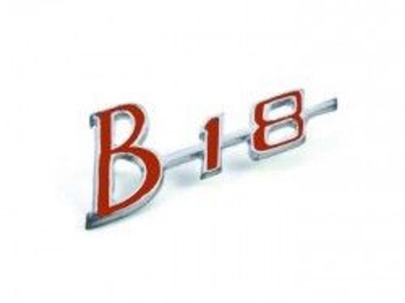 Embleem "Volvo B18" kofferbak