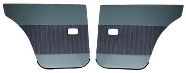 Achterportierpanelen voor Volvo Amazon 4d, 1960-61, blauw
