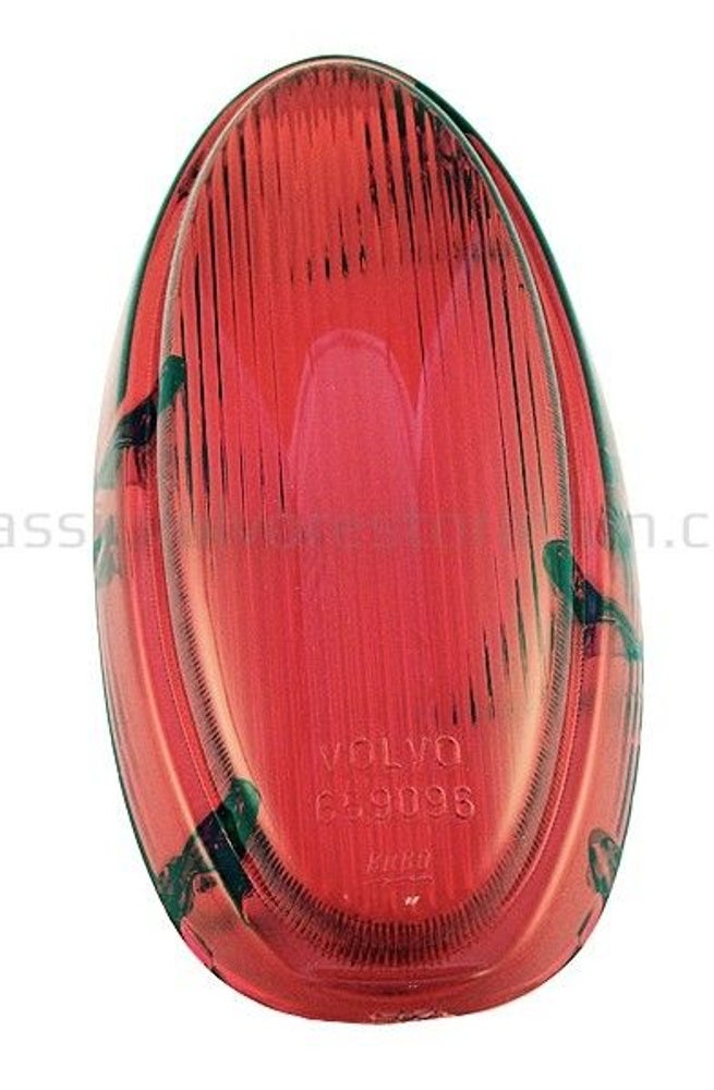 Rood achterlichtglas voor Volvo Amazon, 1957-62
