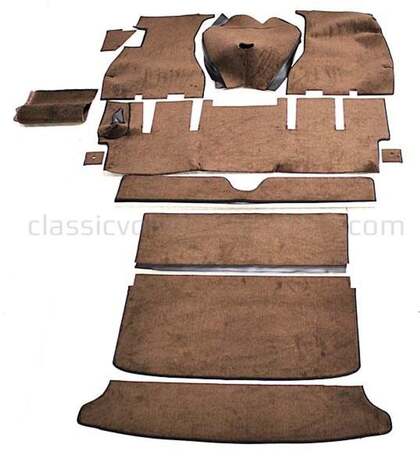 Tapijtkit Volvo 1800E 1970-1971 Bruin/Zwart