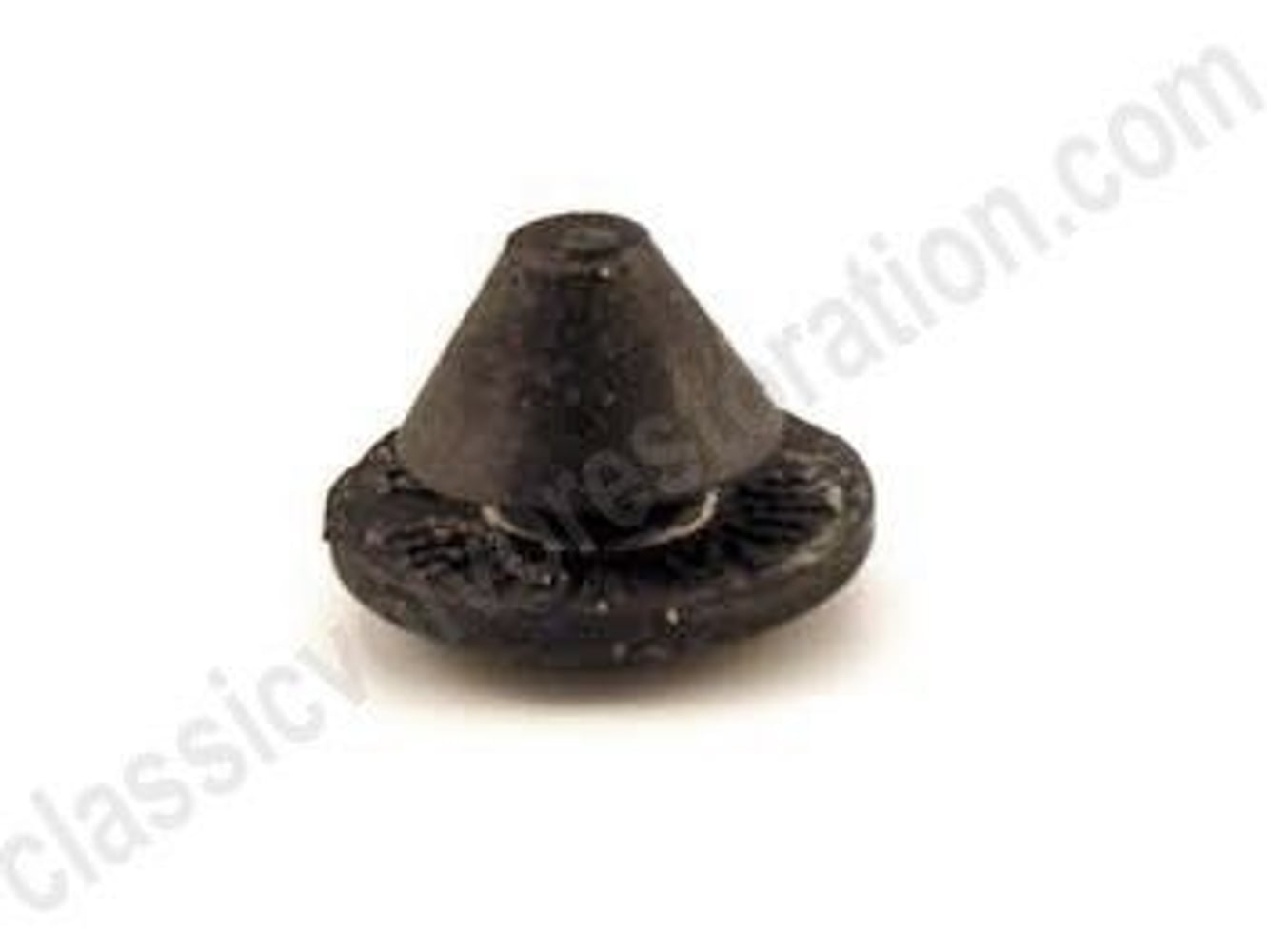 Rubberen knop hoedenplank