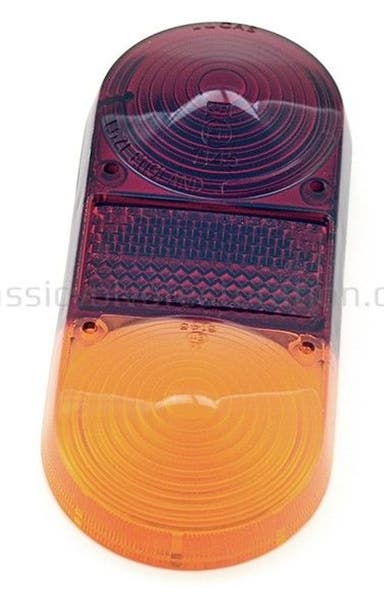 Achterlichtglas voor Volvo 1800 geel/rood