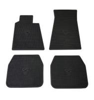 Mattenset Accessoires voor Volvo 140 1973-74, zwart rubber — bild 1 av 2