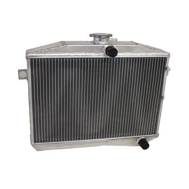 Radiator van aluminium, 55 cm, voor Volvo Amazon 1967-70, 140 1967-70, 1800 1967-73
