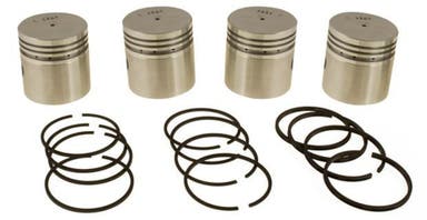Zuigerset met zuigerveren voor Volvo B4B, 0,040"