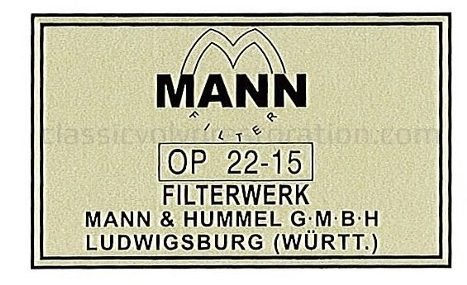 Sticker voor oliefilter voor Volvo B4B — bild 2 av 2