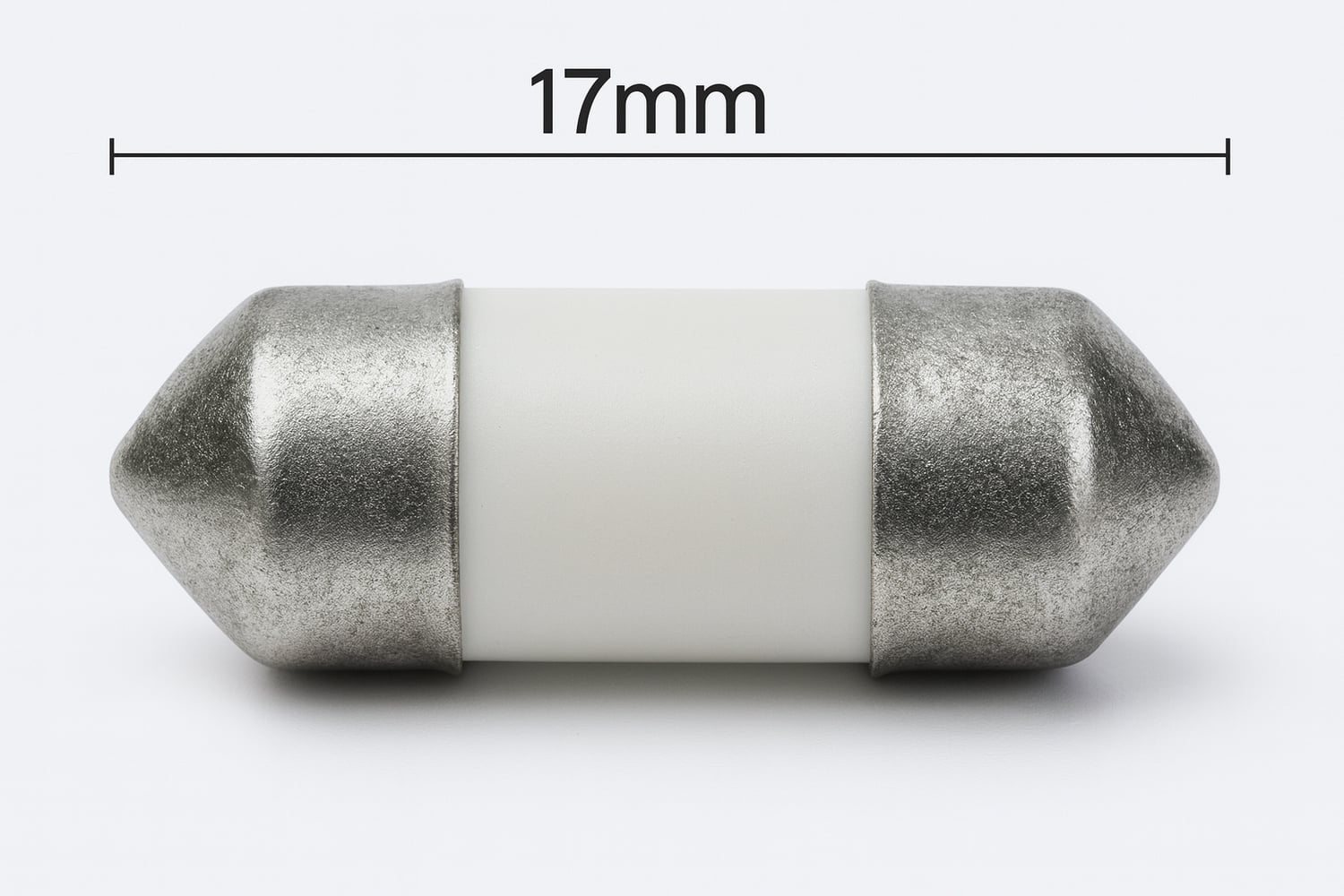 Zekering 25A porselein kort