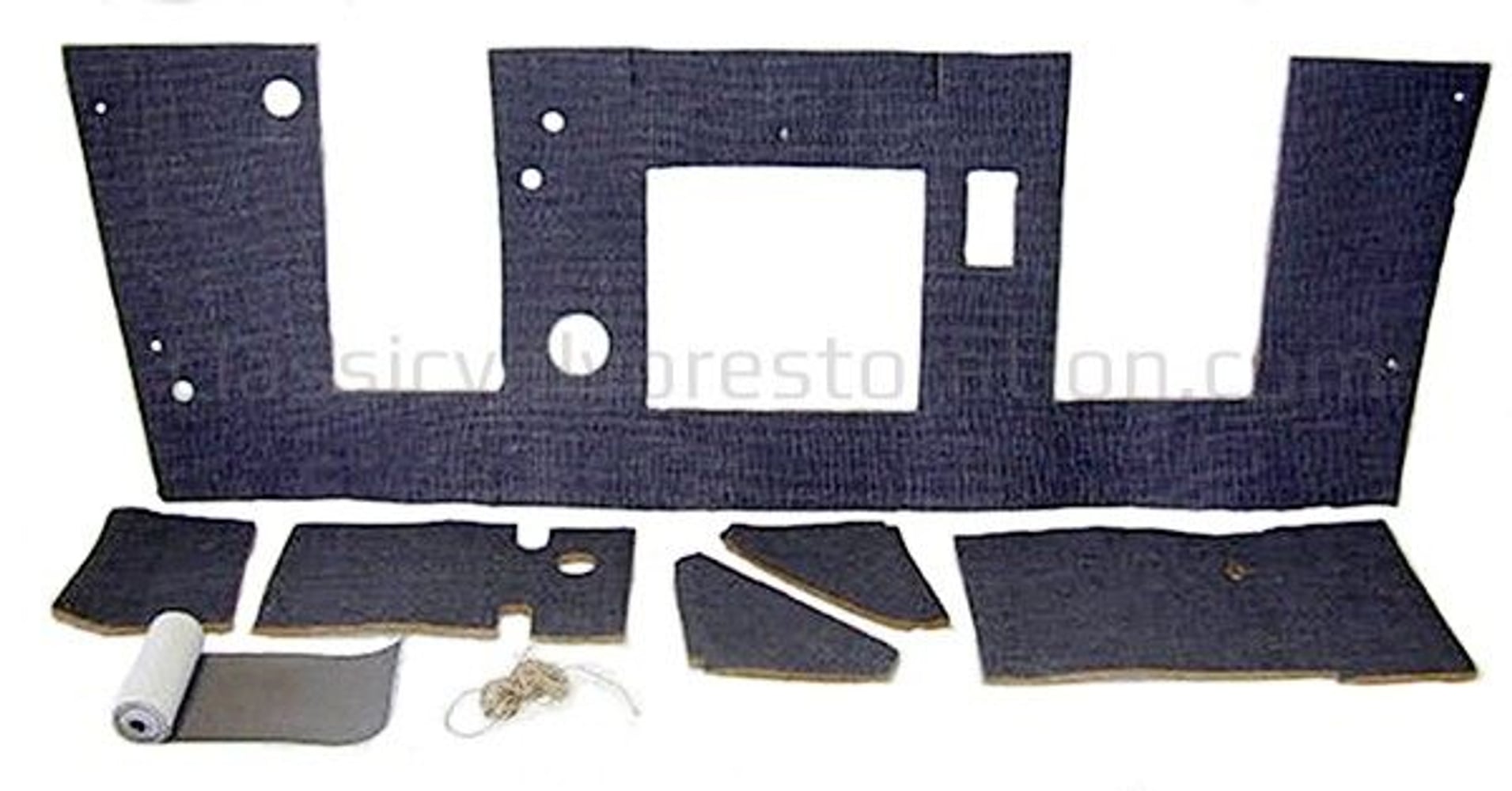 Tapijt Torpedo voor Volvo Amazon -64 grijs