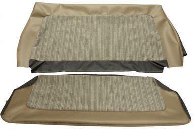Bekleding achterbank voor Volvo Amazon 2d 1962-63 nougat ch -25199