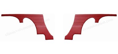 Achterpanelen voor Volvo 1800 1961-62, rood