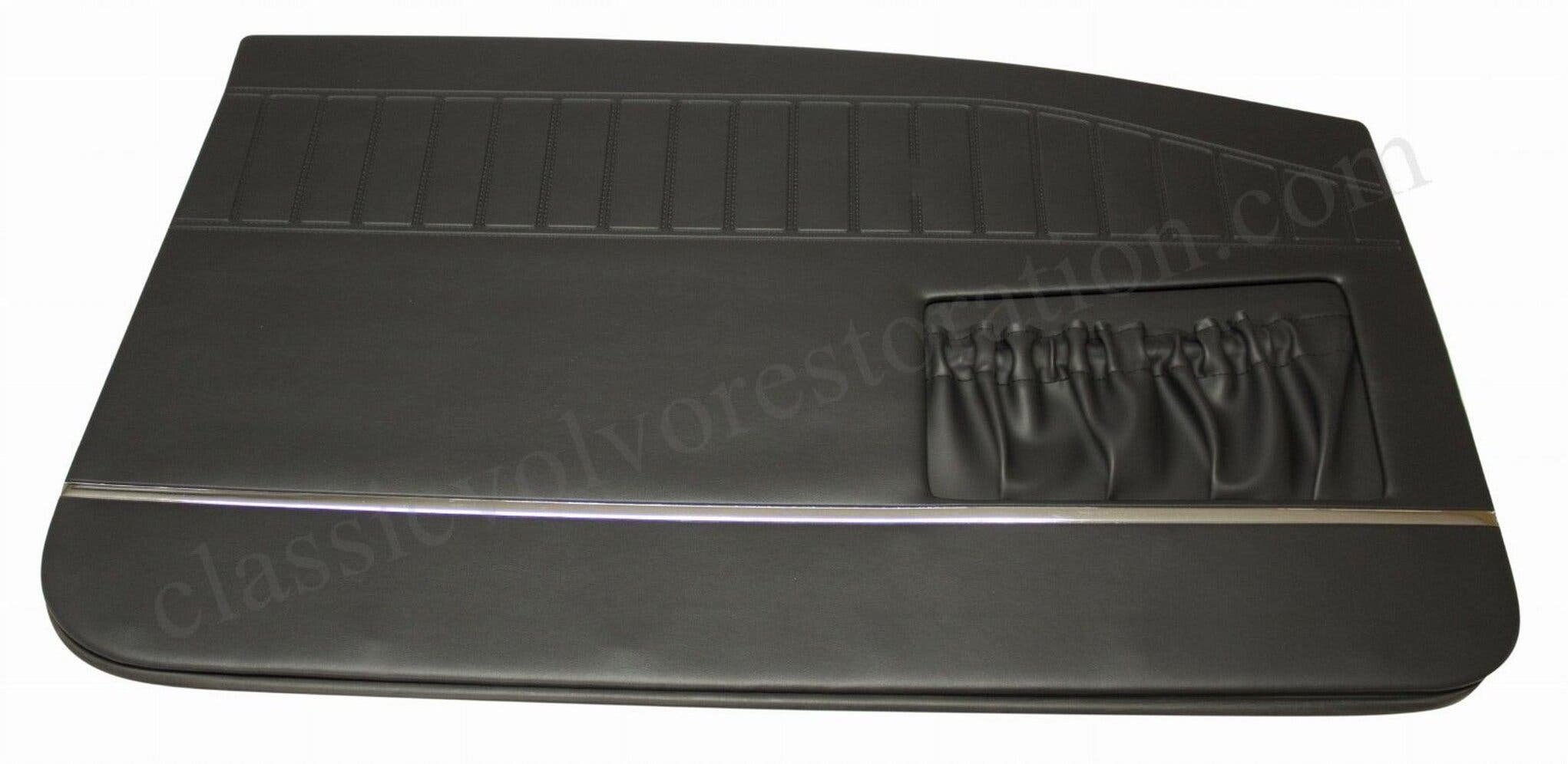 Deurpaneel voor met chroomlijs