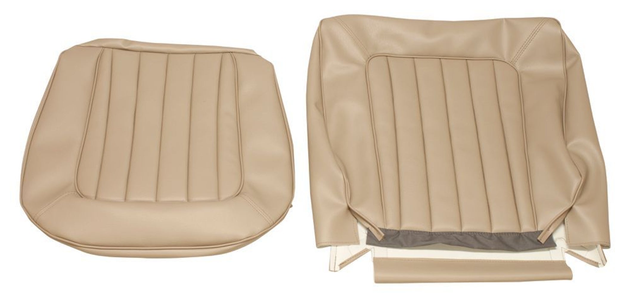 Bekleding voor de voorstoel van Volvo Amazon 1962-63 US nougat